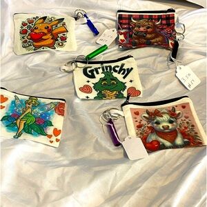 Lot of Coin pouches sublimation added